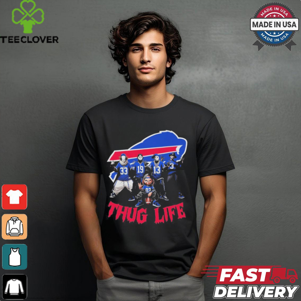 Halloween Horror Characters X Buffalo Bills Thug Life Shirt Halloween Horror Characters X Buffalo Bills Thug Life Shirt