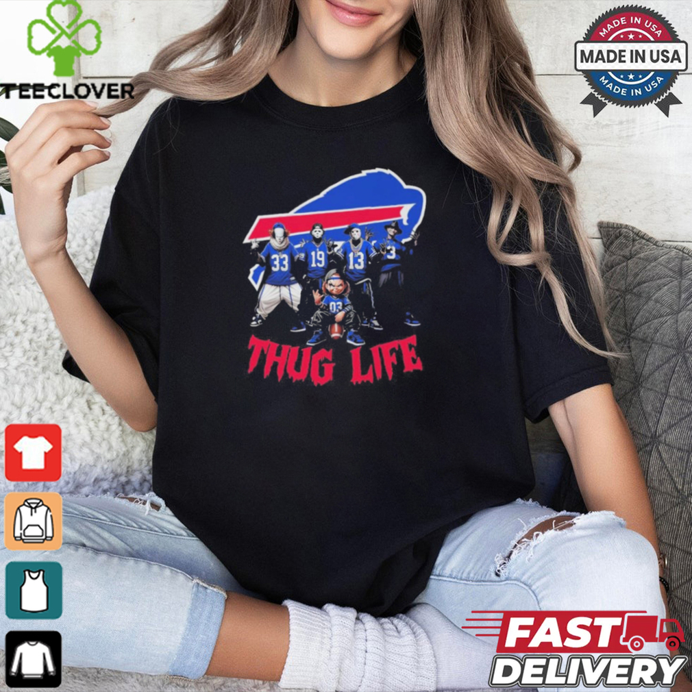 Halloween Horror Characters X Buffalo Bills Thug Life Shirt Halloween Horror Characters X Buffalo Bills Thug Life Shirt