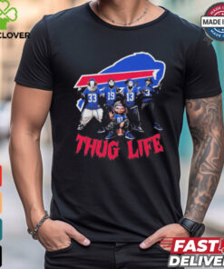 Halloween Horror Characters X Buffalo Bills Thug Life Shirt