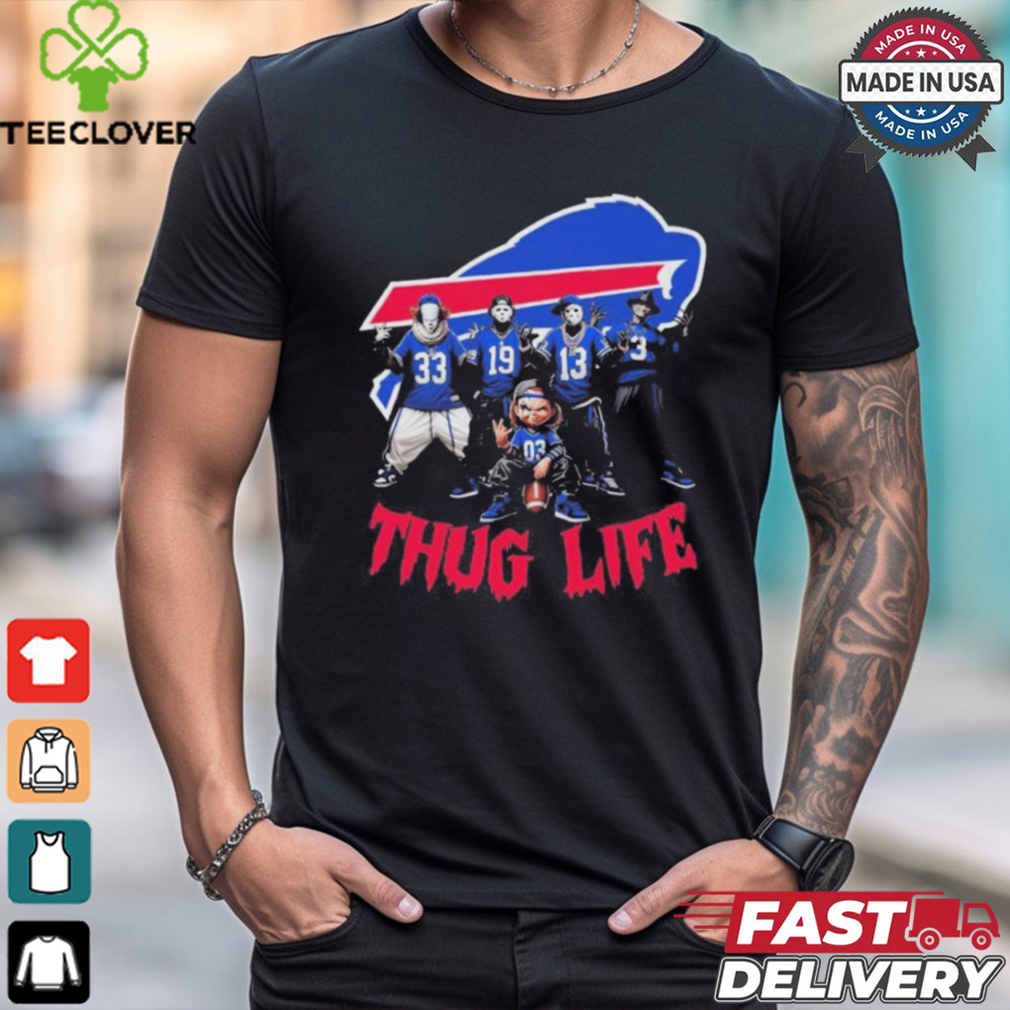 Halloween Horror Characters X Buffalo Bills Thug Life Shirt Halloween Horror Characters X Buffalo Bills Thug Life Shirt