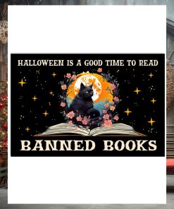 Halloween Is A Good Time To Read Banned Books Poster