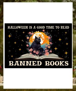 Halloween Is A Good Time To Read Banned Books Poster