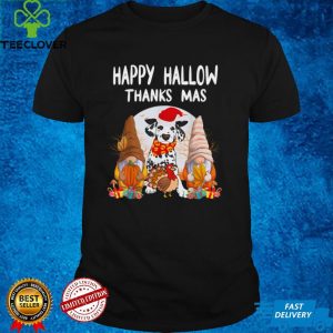 Halloween Merry Christmas Happy Hallothanksmas Gnomes Lover T Shirt