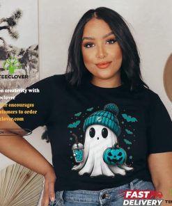 Halloween Miami Dolphins NFL Football Fan Ghost with Pumpkin shirt