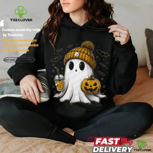 Halloween NFL Football Fan Ghost with Pumpkin hoodie, sweater, longsleeve, shirt v-neck, t-shirt