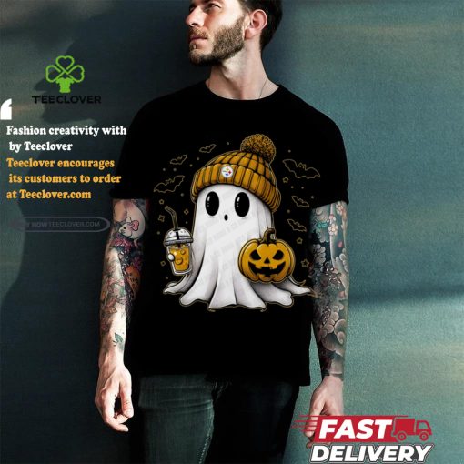 Halloween NFL Football Fan Ghost with Pumpkin hoodie, sweater, longsleeve, shirt v-neck, t-shirt