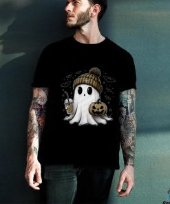 Halloween New Orleans Saints NFL Football Fan Ghost with Pumpkin shirt
