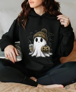 Halloween New Orleans Saints NFL Football Fan Ghost with Pumpkin shirt