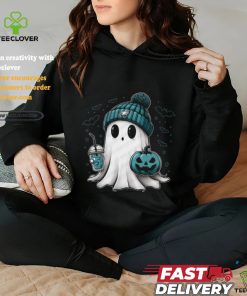 Halloween Philadelphia Eagles NFL Football Fan Ghost with Pumpkin shirt