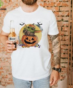 Halloween Pumpkin T shirt Baby Yoda Pumpkin Halloween