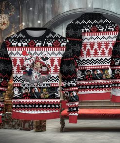 Halloween Scary Bears Ugly Christmas Sweater