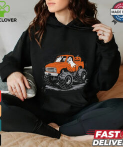 Halloween Shirt For Kids Boy Monster Truck Pumpkin Halloween T Shirt