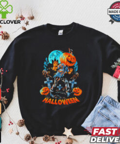 Halloween a pumpkin head hoodie, sweater, longsleeve, shirt v-neck, t-shirt