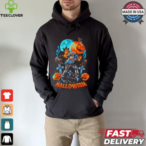 Halloween a pumpkin head hoodie, sweater, longsleeve, shirt v-neck, t-shirt