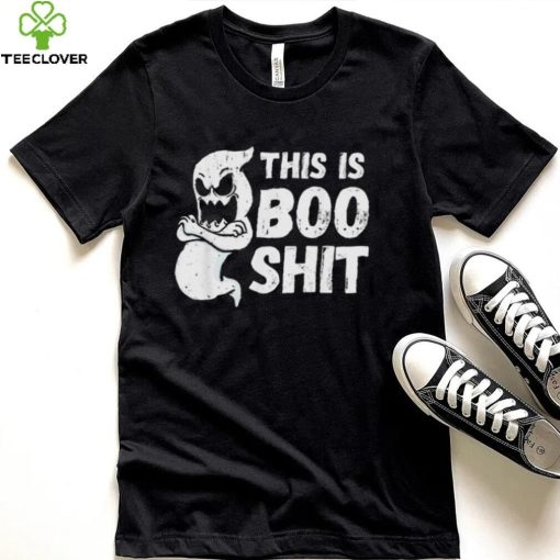 Halloween trick or treat spooky ghost this is boo shit shirt