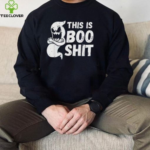 Halloween trick or treat spooky ghost this is boo shit shirt
