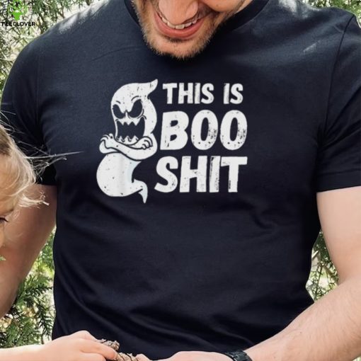 Halloween trick or treat spooky ghost this is boo shit shirt