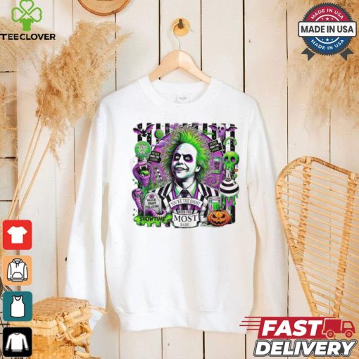 Halloween you are the ghost with the most babe Beetlejuice Beetlejuice shirt