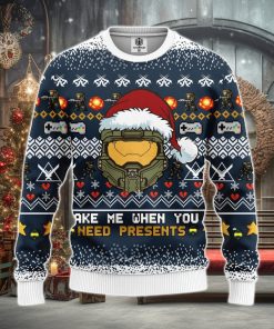Halo 3D Ugly Christmas Sweater Amazing Gift Men And Women Christmas Gift