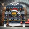 Santa Clause Plays Guitar Ugly Christmas Sweater Gift For Men Women