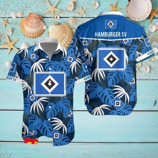 Hamburger SV Hawaiian Shirt Beach Tropical Leaf For Men Women Fans