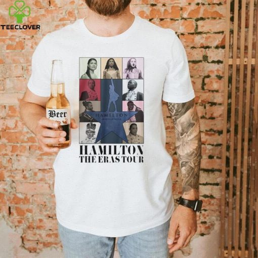 Hamilton The Eras Tour I Will Never Be Satisfied Yellow shirt