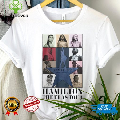 Hamilton The Eras Tour I Will Never Be Satisfied Yellow shirt