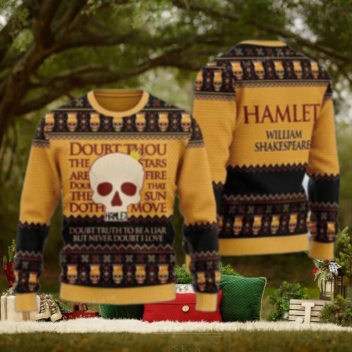 Hamlet Willi’m Shakespare Ugly Sweater