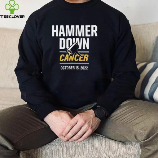 Hammer Down Cancer Purdue Boilermakers 2022 Shirt