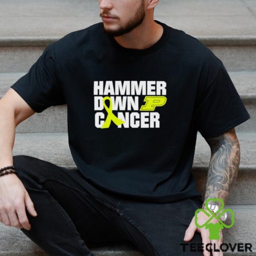 Hammer Down Cancer Purdue Shirt