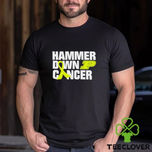 Hammer Down Cancer Purdue Shirt