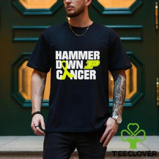 Hammer Down Cancer Purdue Shirt