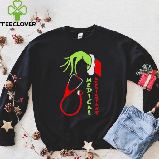 Hand Grinch Hand Medical Assistant Shirt