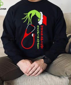 Hand Grinch Hand Respiratory Therapist Shirt