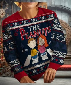 Hand In Hand Couple Personalized 3D Knitted Ugly Sweater