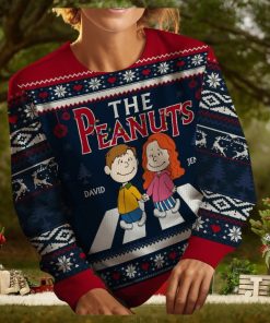 Hand In Hand Couple Personalized 3D Knitted Ugly Sweater