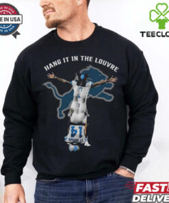 Hang It In The Louvre St Brown Detroit Lions T Shirt