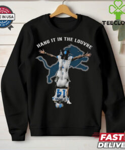 Hang It In The Louvre St Brown Detroit Lions T Shirt