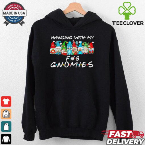 Hanging with me Friends Gnomies Christmas shirt