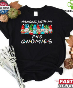 Hanging with me Friends Gnomies Christmas shirt