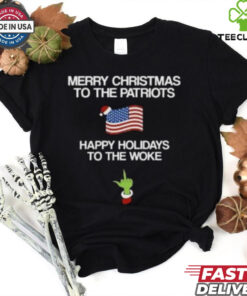 Hangovergang Merry Christmas To The Patriots Happy Holidays To The Woke shirt