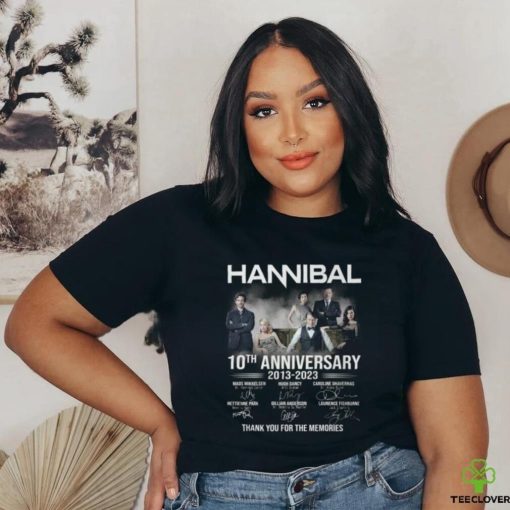 Hannibal 10th Anniversary 2013 – 2023 Thank You For The Memories T Shirt