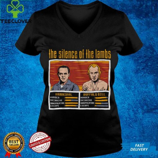 Hannibal And Buffalo Bill Video Game Silence Of The Lambs T Shirt