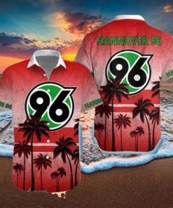 Hannover 96 Red Coconut Tree Hawaiian Shirt Impressive Gift