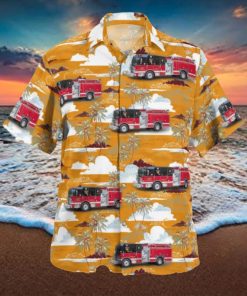 Hanover Park Illinois Hanover Park Fire Department Hawaiian Shirt