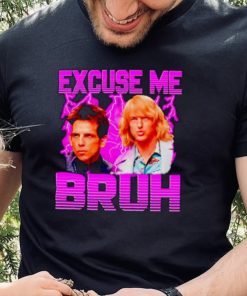 Hansel McDonald and Derek Zoolander Excuse me bruh shirt