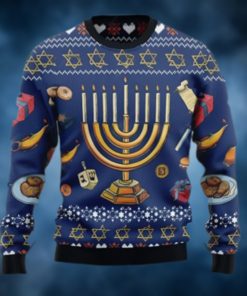 Hanukkah Sweater, Jewish Hanukkah Ugly Xmas Sweater 3D Unique Gifts For Christmas