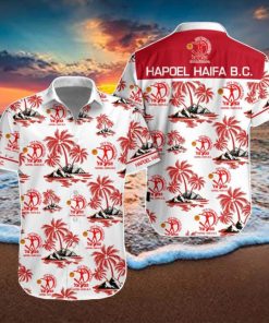 Hapoel Haifa B.C Hawaiian Shirt And Short New Design For Fans