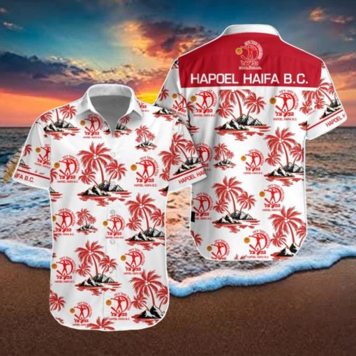 Hapoel Haifa B.C Hawaiian Shirt And Short New Design For Fans