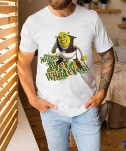 Happily Ever Whatever Shrek cartoon shirt